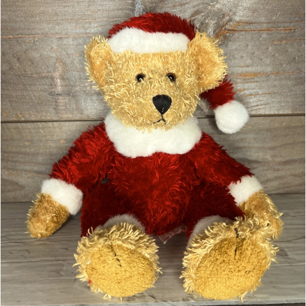 Red Santa Bear Russ Berrie
Dickens Plush 11"